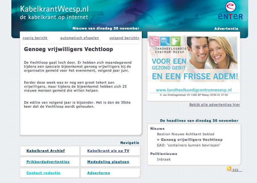 101130_Kabelkrant_Weesp Kabelkrant Weesp